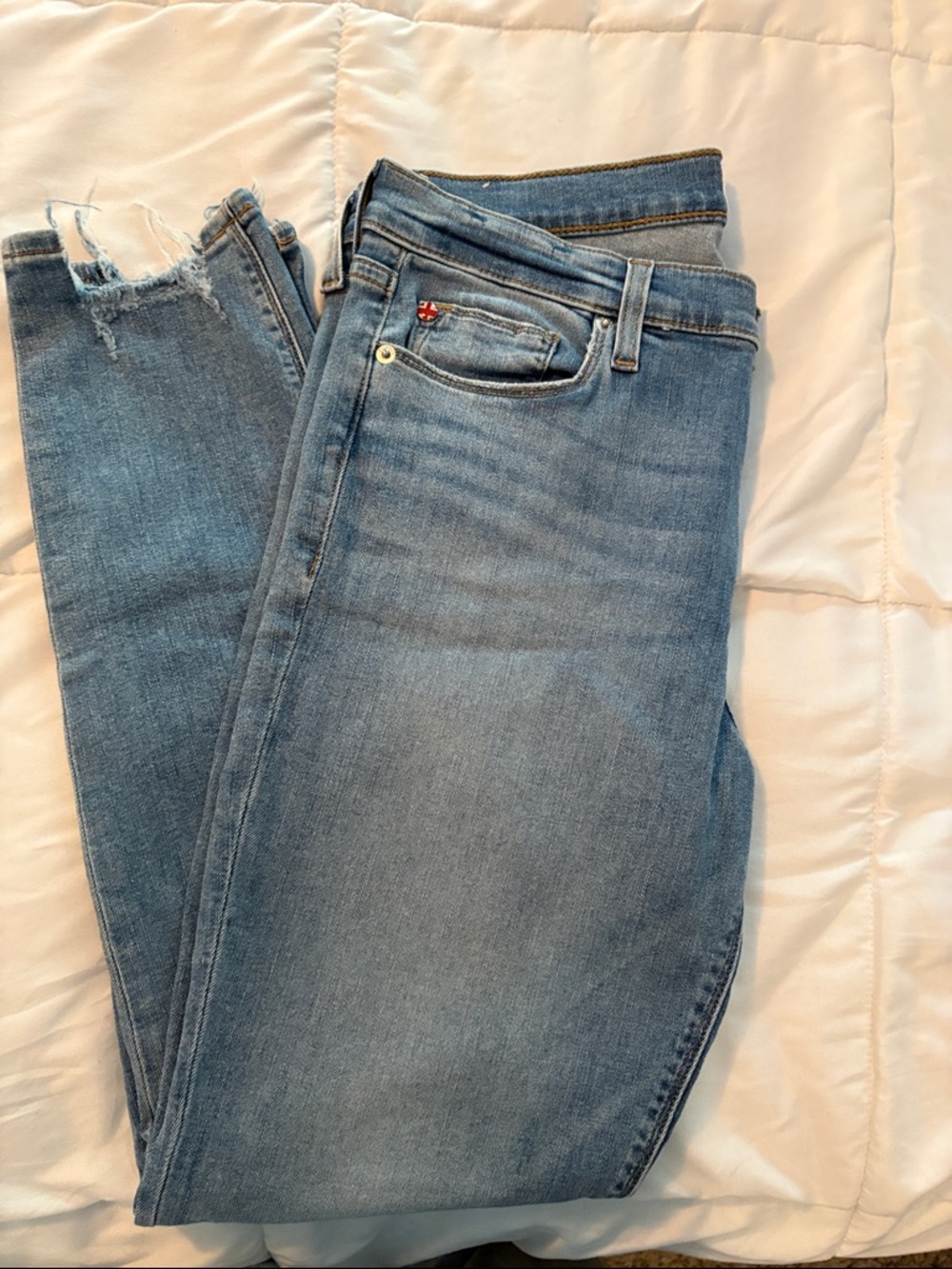 Hudson Light Blue High-Rise Denim Jeans